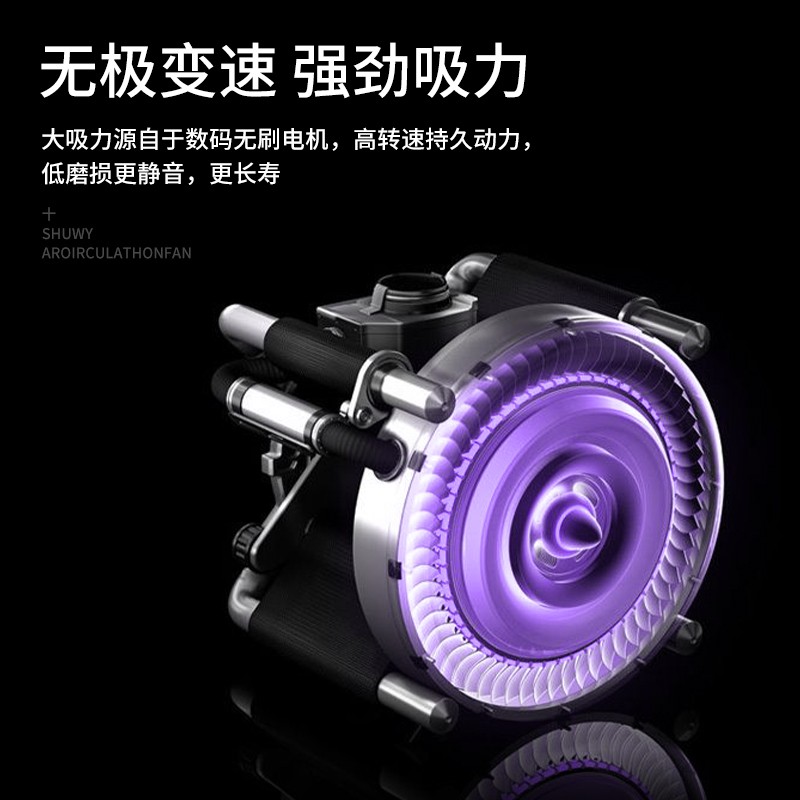 家用灭蚊灯室内插电捕灭蚊器婴儿物理吸捕蚊孕妇 三维工匠 高配版(有七彩触控开关)送充电头高清大图