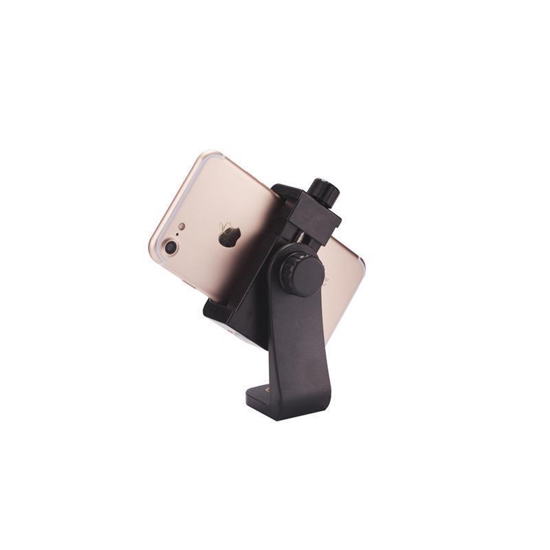 手机夹横竖旋转视频支架三脚架自拍杆手机夹螺丝固定夹子