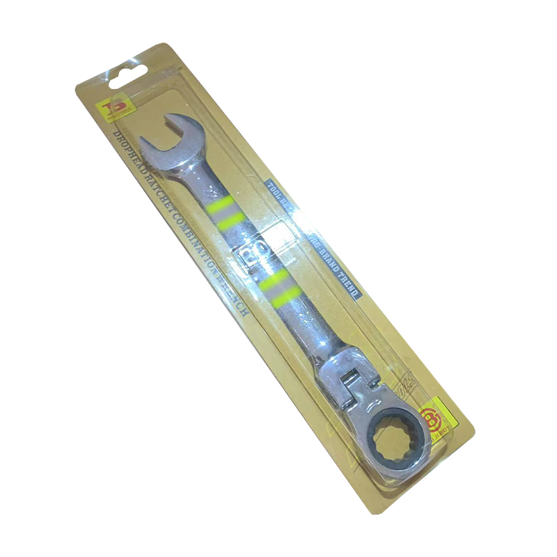 波斯(BOSI) 荧光系列活动头棘轮两用扳手 22mm 把高清大图