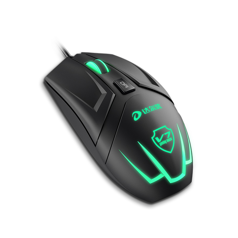 达尔优(dareu) vx6 鼠标 游戏鼠标 有线鼠标 便捷鼠标 电竞鼠标 黑色
