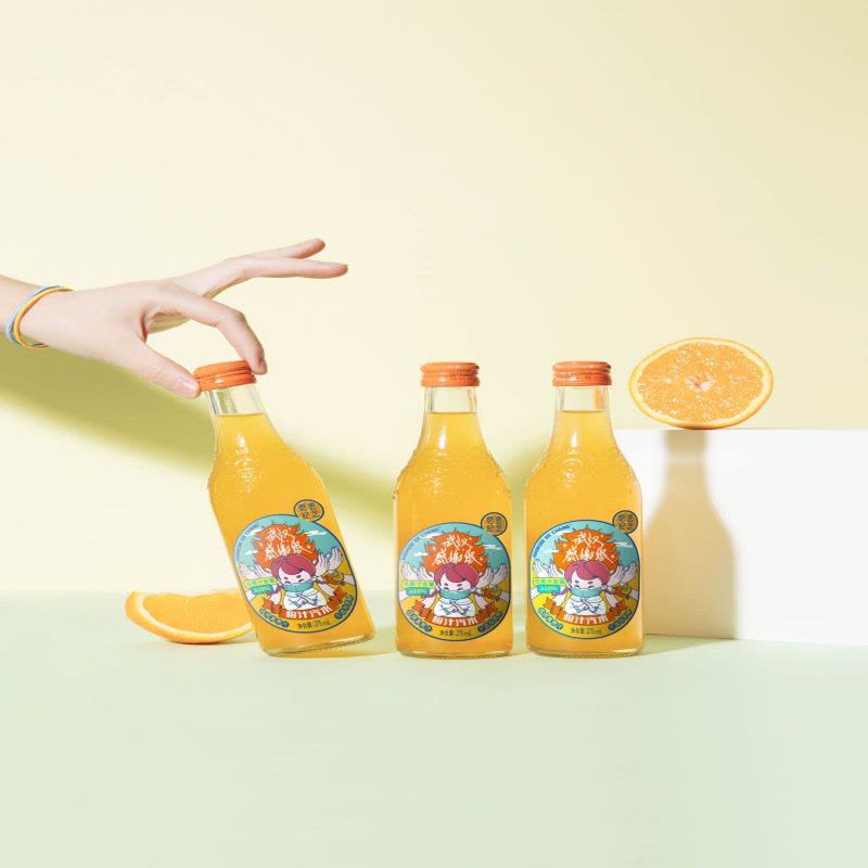 汉口二厂橙汁汽水275ml图片