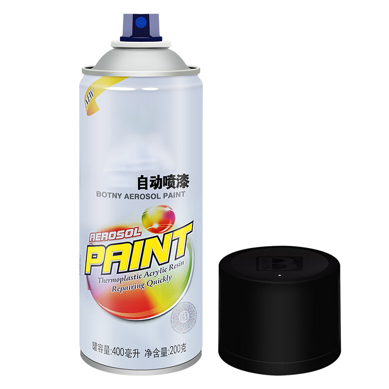 普得为 亚光色自喷漆400ML*12瓶亚光黑(单位:瓶)