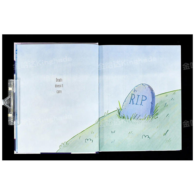 [醉染正版]死神与独角兽第一部 Death & Sparkles: Book 1 进口原版 英文成长励志漫画高清大图