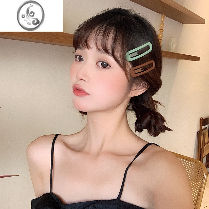 JiMi简约磨砂bb夹女侧边刘海夹发卡发夹鸭嘴夹后脑勺碎发夹子头饰