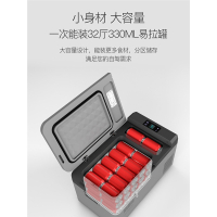 科敏(KEMIN)24L车载小冰箱24v货车冷藏压缩机迷你车家两用制冷藏冷冻_12V-24V车载型220V家用车家二用