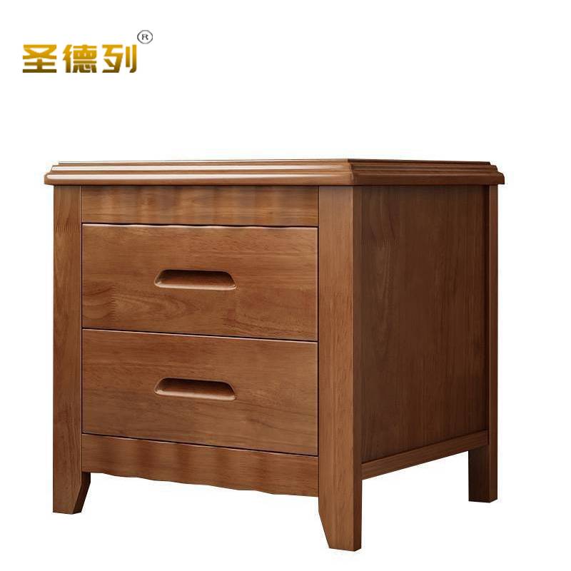 圣德列实木床头柜收纳储物柜T-2 500*400*500mm高清大图