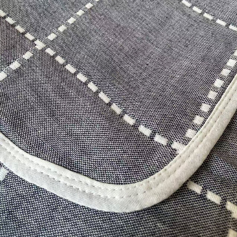 无印良品A类全棉六层纱毛巾毯(被)MJ-Q2025-0370藏蓝高清大图