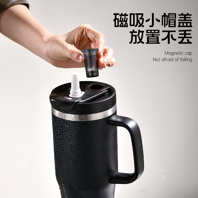 希乐Cille户外不锈钢保温水壶大容量便携防漏真空双层设计长效保温保冷高清大图