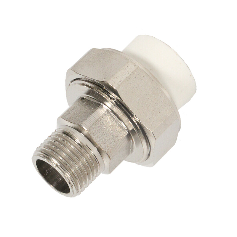 国标PPR水管配件 外丝外牙螺纹活接头 50*1-1/2“mm 1个