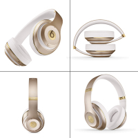 【二手99新】Beats beats studio2 wireless魔音录音师2 无线蓝牙头戴式耳机香槟金