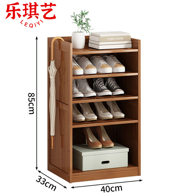 乐琪艺 鞋架 茶色 个高清大图