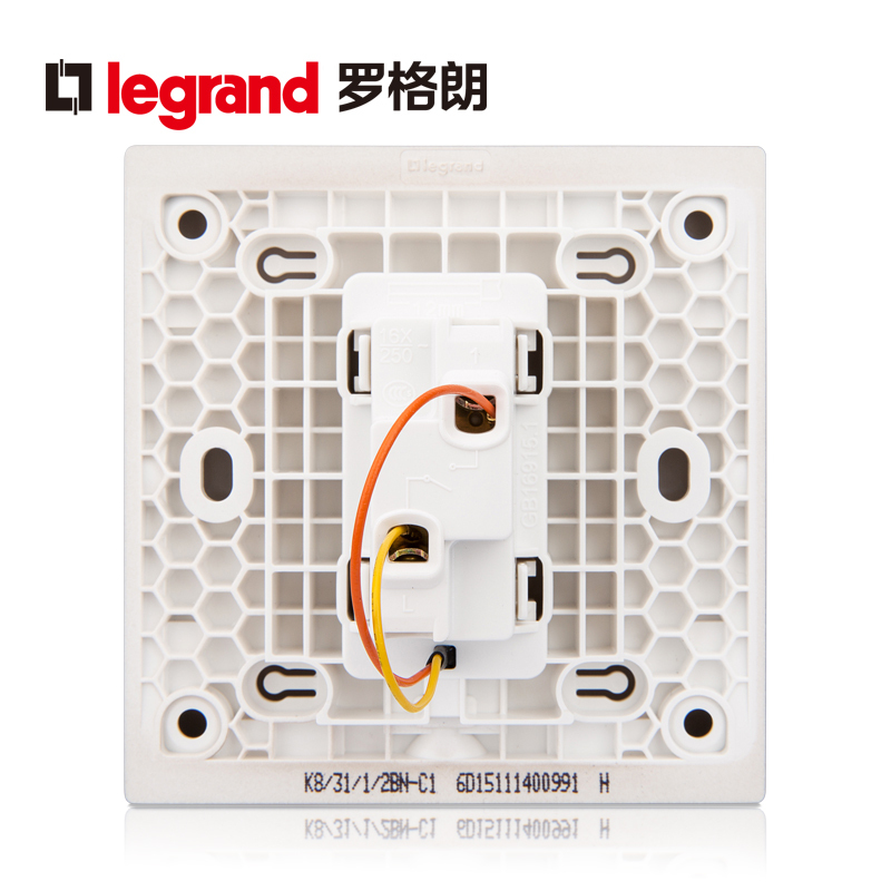 罗格朗(Legrand)开关插座面板逸景玫瑰金一开二开三开四开单双控调光调速家用暗装墙壁电源86型1个双控开关