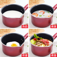 苏泊尔(SUPOR)PT16K1铝制不粘奶锅16cm复底 电磁炉通用 送硅胶/小麦汤勺