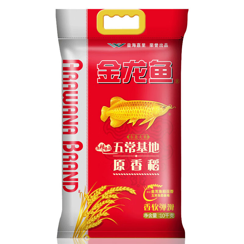 金龙鱼 五常基地原香稻10KG 东北稻花香大米 20斤