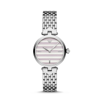 阿玛尼(EMPORIO.ARMANI)手表 佟丽娅同款休闲石英表女士腕表欧美表 AR11195