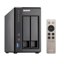 威联通(QNAP) TS-251+ 2G内存2盘位桌面式 NAS网络存储服务器 磁盘阵列 私有云 赛扬2.0G四核CPU
