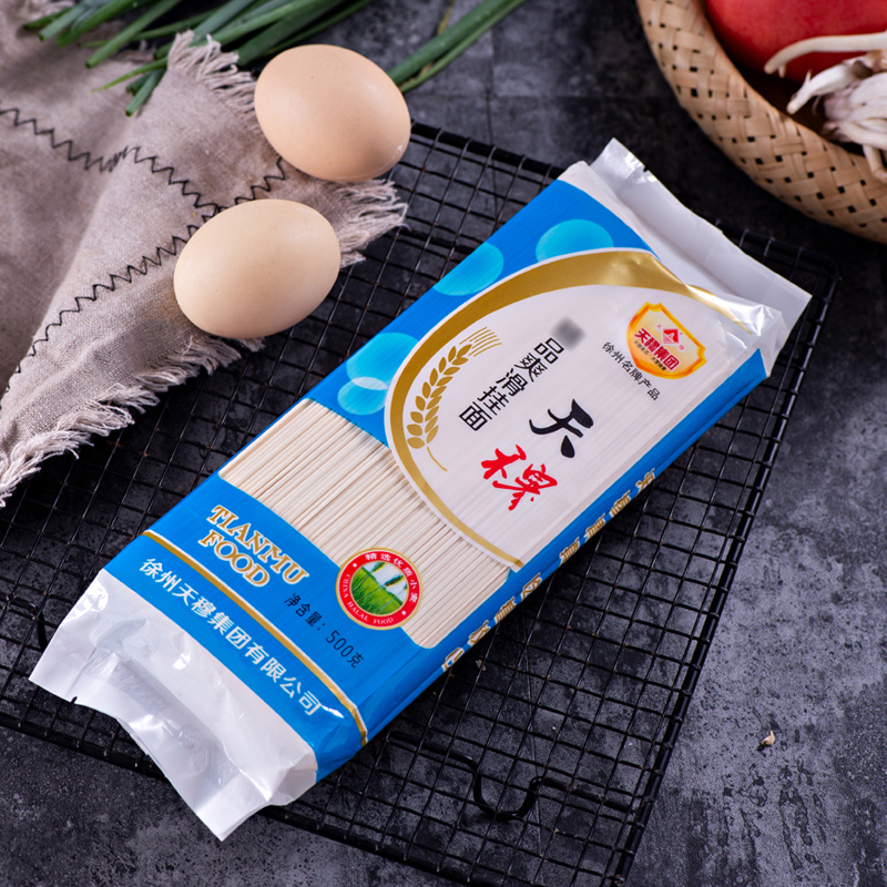 天穆爽滑劲道挂面500gx1袋装面条厨房速食面筋道面家用方便参数
