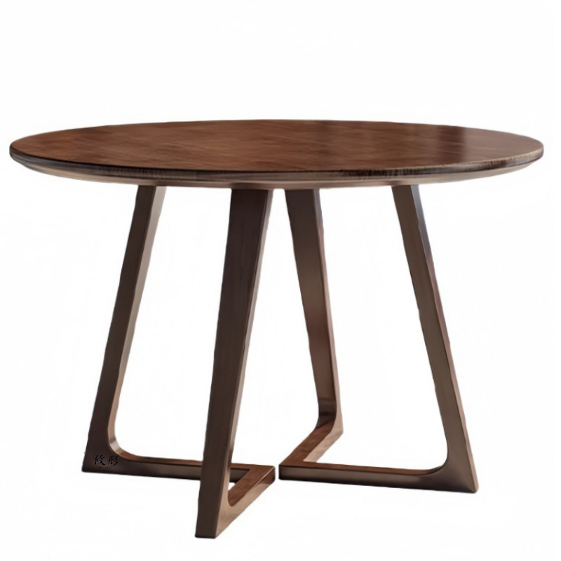 攸形餐桌100*75cm张高清大图