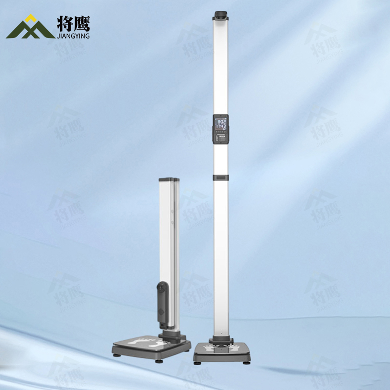 将鹰 超声波身高体重体检秤测量仪身高体重一体机脂肪款 JY-044S-E10ZF高清大图