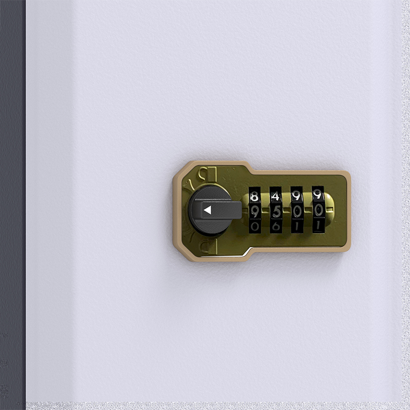 臻远 ZY-FCGA-3 防磁柜CD光盘柜磁盘柜U盘柜信息安全柜储存柜4抽高清大图
