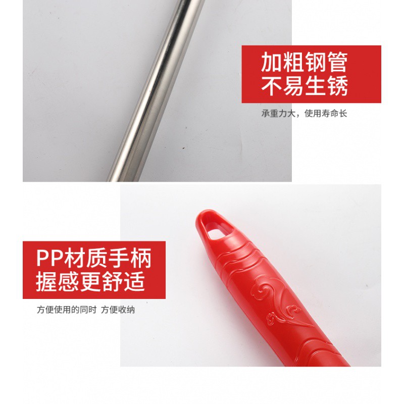 撑衣杆不锈钢取衣叉杆晒衣竿伸缩加长挑衣杆架衣撑杆叉家用晾衣杆 三维工匠 花色高清大图