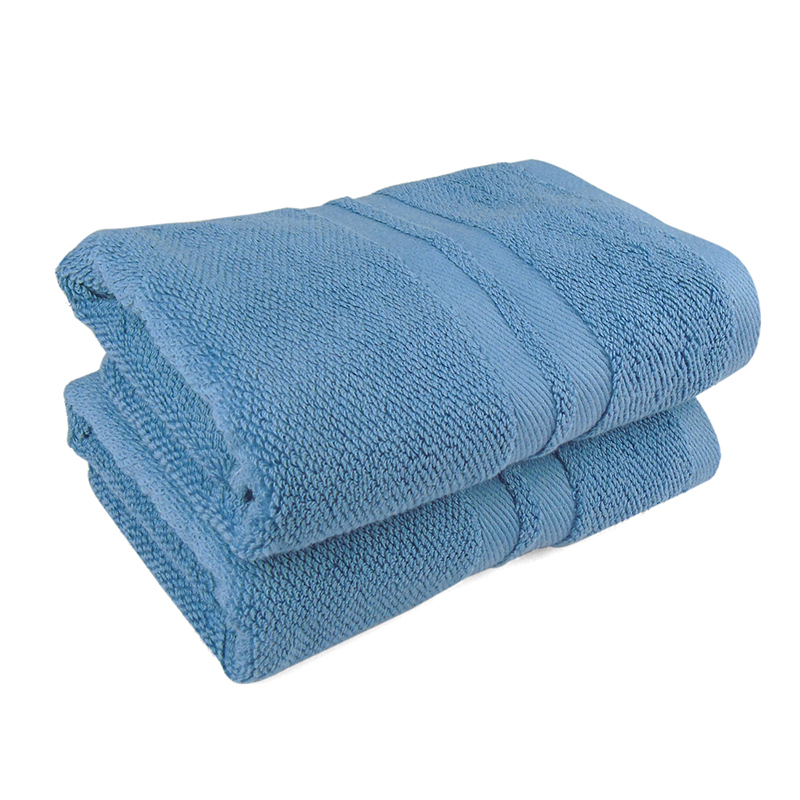 莺歌5A级抗菌高级缎档加大毛巾80*40(五色可选)条高清大图