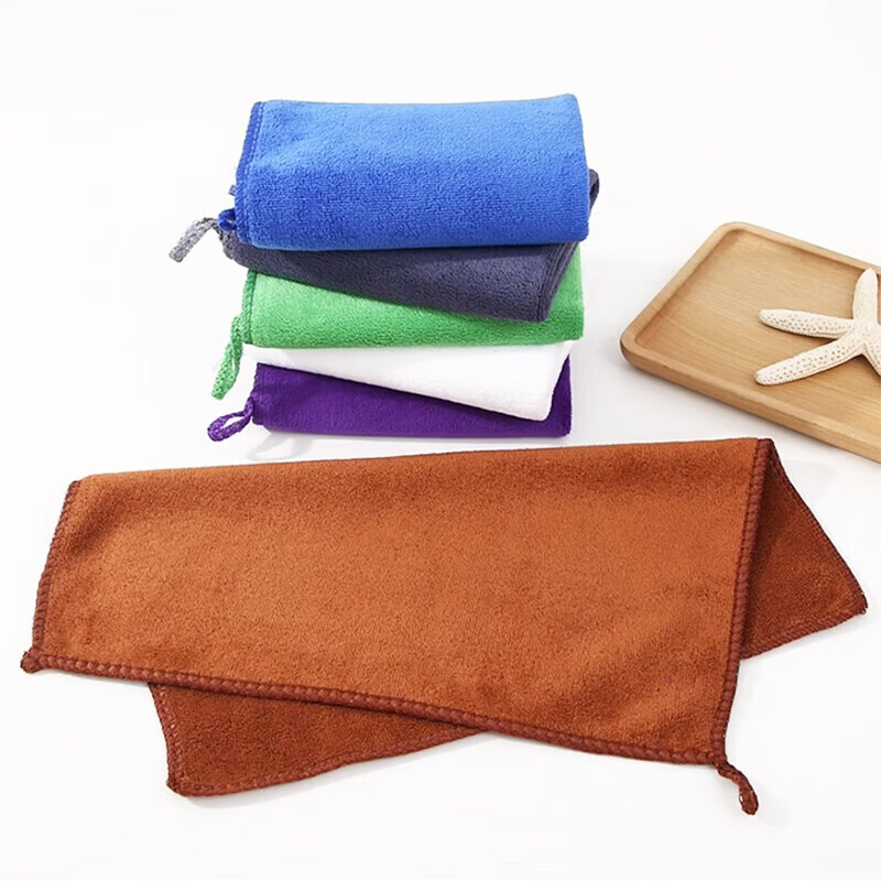 品雁众升 超细纤维洗车擦车巾 40cm*40cm 条高清大图