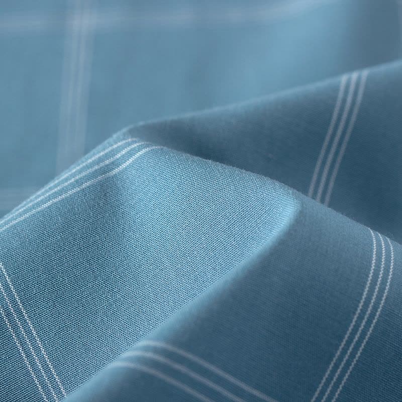 恒源祥品牌格子衬衫男短袖免烫寸衣时尚休闲男士衬衣服2022年夏季男装图片