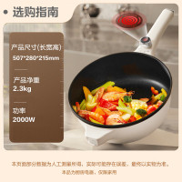 苏泊尔(SUPOR)电炒锅电煮锅电火锅电蒸锅 家用多功能炖煮一体4L炒菜蒸煮插电多用途锅 CJ28A615