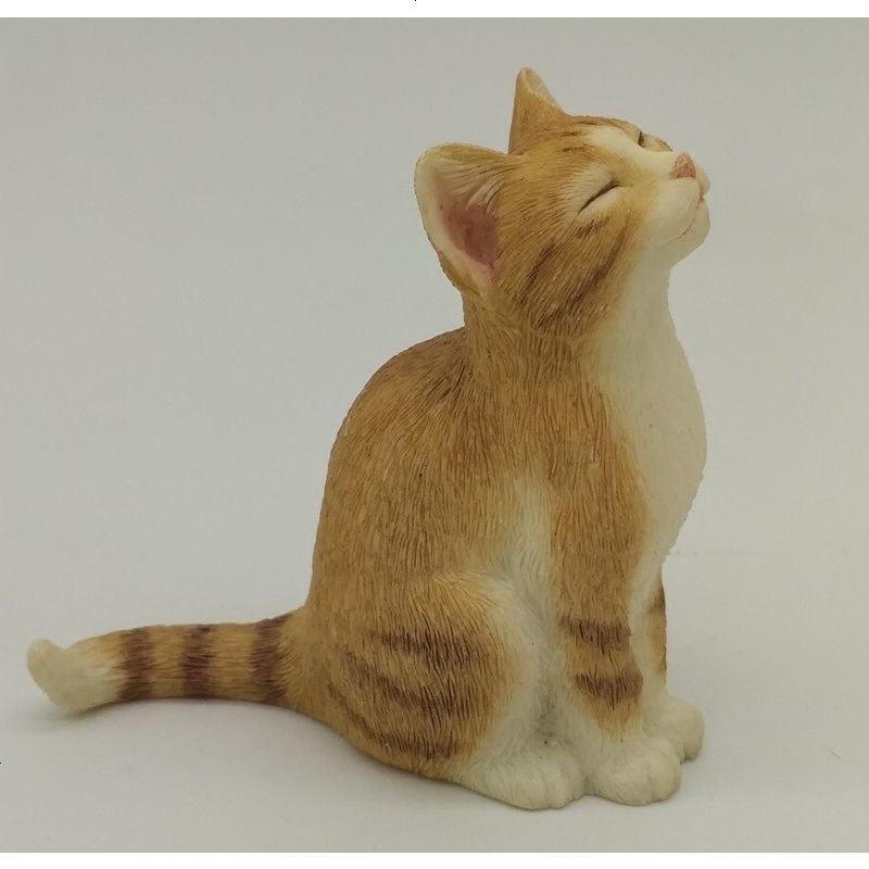仿真小猫家居装饰品摆件创意可爱礼品树脂动物猫咪工艺品摆设