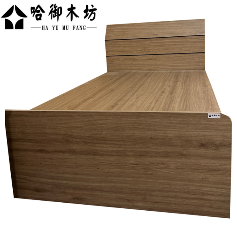 哈御木坊 板式床单人床 1000*2000mm 张高清大图
