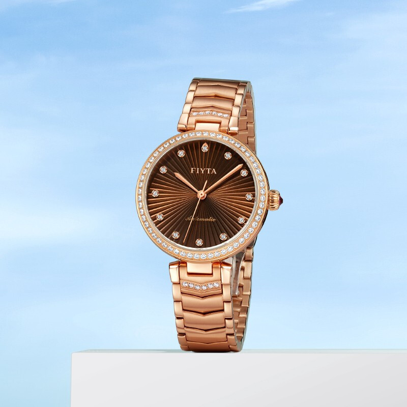 新品正品飞亚达女士手表心弦系列自动机械腕表女表la869009pkph