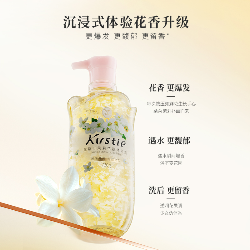 蔻斯汀茉莉花瓣沐浴露高清大图