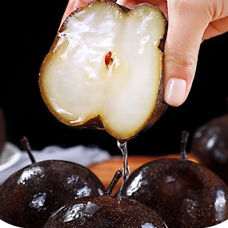 顺丰快递[西沛生鲜]冻梨 净重9斤 单果150g+净重东北特产梨子花盖梨冻秋梨大黑梨苹果梨新鲜水果当季整箱高清大图