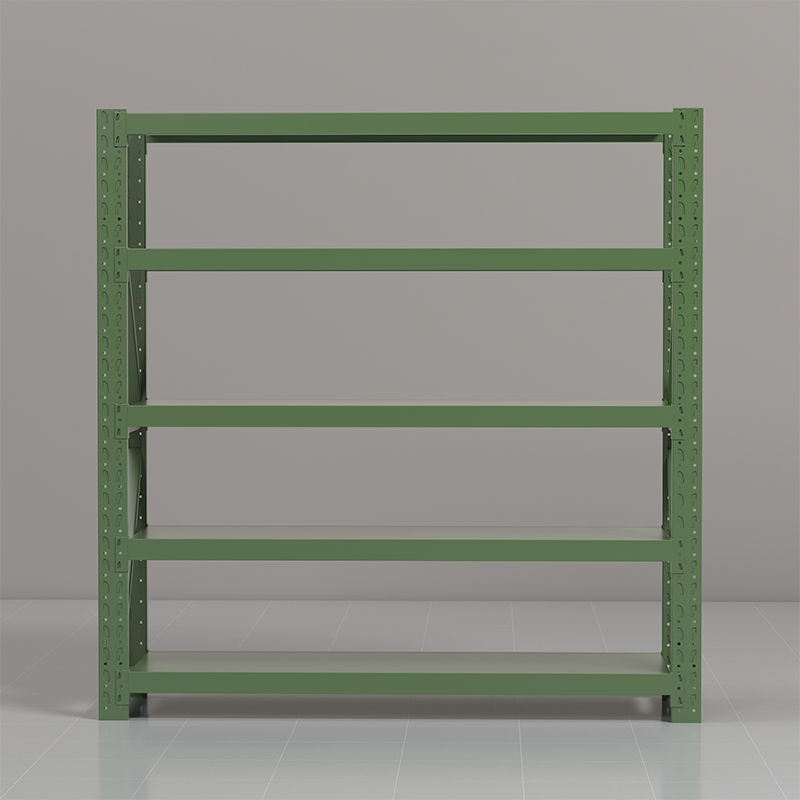 臻远ZYJJ-HJ-045仓储货架重型货架绿色五层主架1500*500*2000mm/500kg高清大图