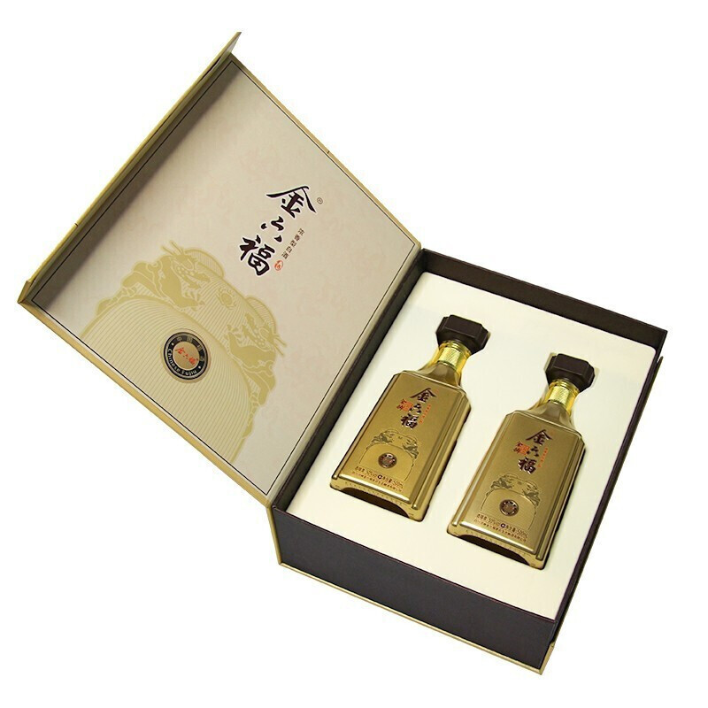 中国金六福50度白酒 粮食酿造 高度白酒送礼自饮聚餐 金六福金韵礼盒