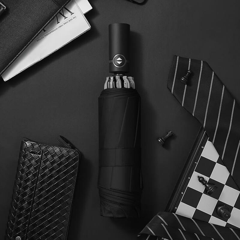 美度(MAYDU)全自动反向伞折叠晴雨伞男商务双人雨伞女三折防晒遮阳伞M3382