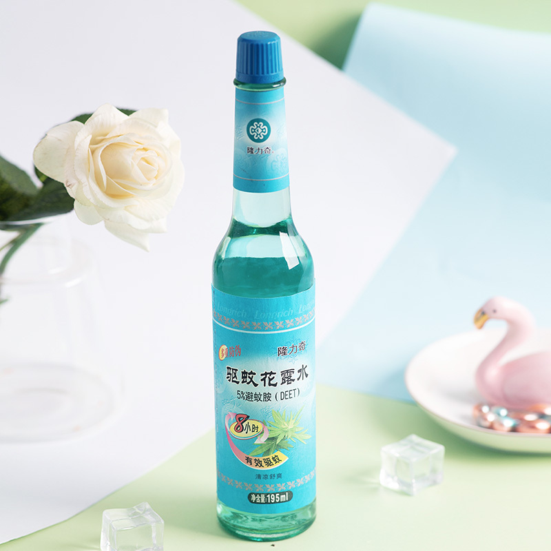 隆力奇 驱蚊花露水_玻璃瓶195ml（单位：瓶）