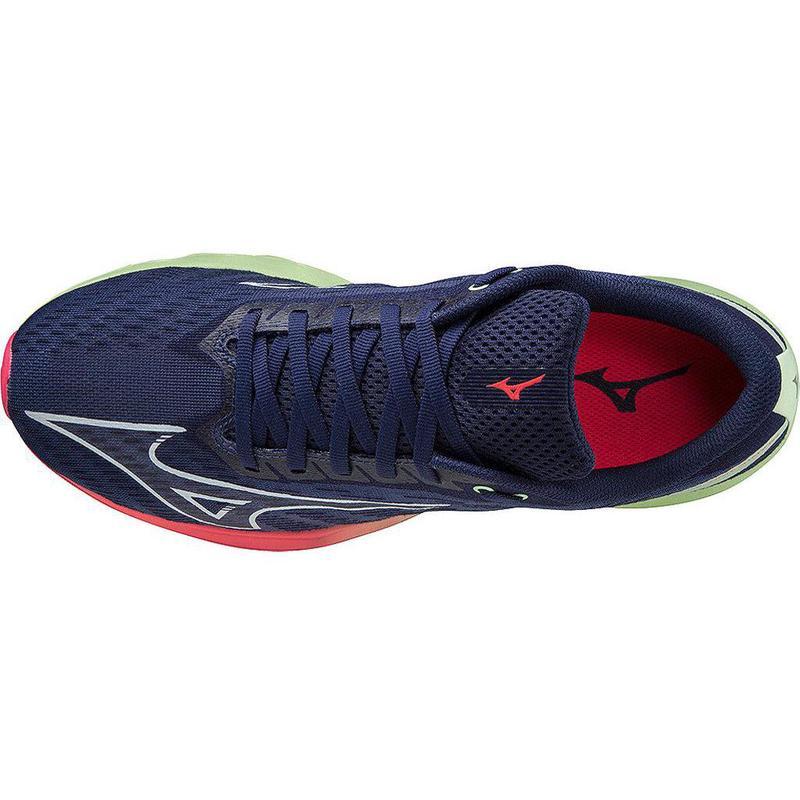 MIZUNO男士跑步鞋防滑耐磨舒适时尚拼色百搭运动鞋训练鞋 Wave Shadow 5