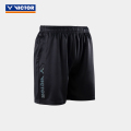 VICTOR/威克多 羽毛球服针织运动短裤训练系列R-30205 L C（黑）