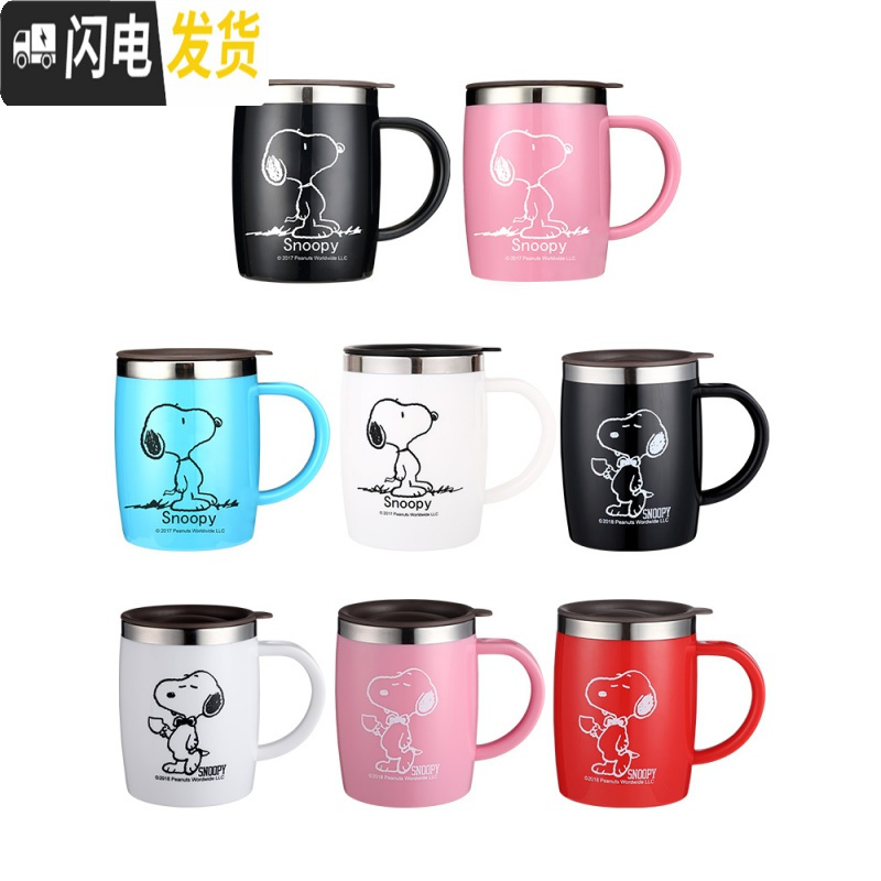 三维工匠不锈钢马克杯家用耐摔创意个性潮流女男喝水茶杯子带盖水杯高清大图