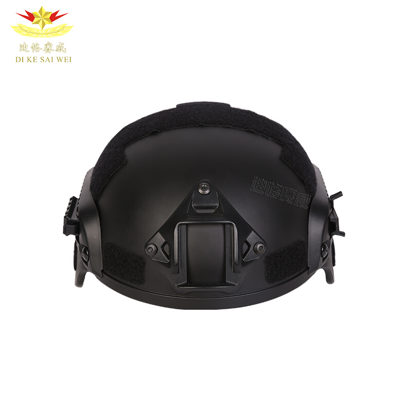 兵器库FAST军迷CS骑行登山战术头盔轻量化快速反应ABS塑料防护运动保护头部黑色_357高清大图