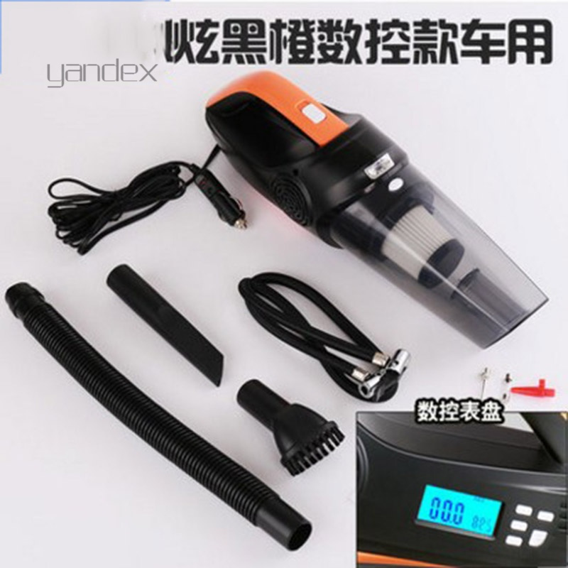 适用于车载吸尘器打充气泵汽车家两用12V大功率强力多功能四合一2