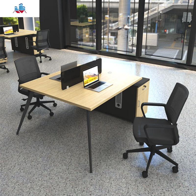 职员办公桌246人位员工卡座办公室电脑桌简约现公桌椅组合泰空仓