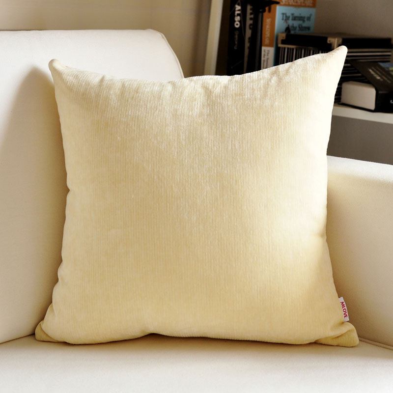 加厚绒面抱枕纯色抱枕沙抱枕沙靠垫办公室靠垫套靠枕抱枕套