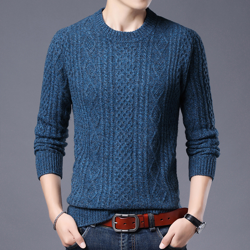 市羊绒衫男士100纯羊绒保暖半高领提花毛衣eerds针织羊毛衫打底衫毛衣