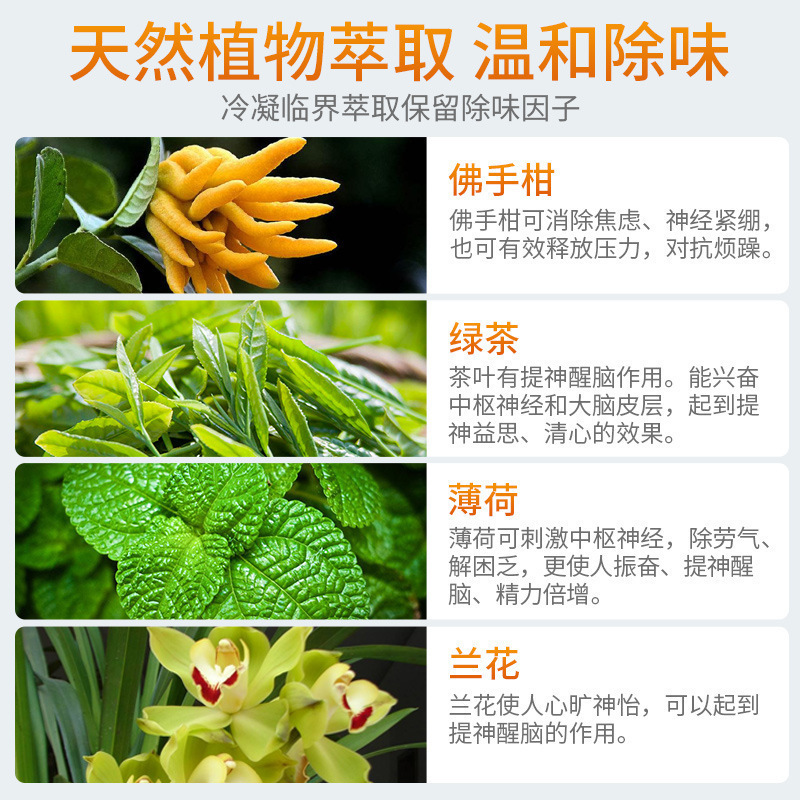 固特威(Korper Besonders)车内除异味车载香水喷雾汽车香氛香薰持久淡香空气清新剂 除味杀菌拍档2