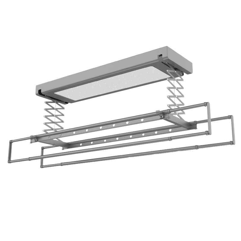 顶固(TopStrong)电动晾衣架P37 满天星大灯版设计超薄9.0cm双向遇阻反弹 轻抬上升离线语音 星空照明