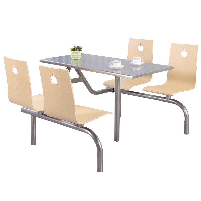 凌迪星不锈钢桌椅120*60*75cm套高清大图