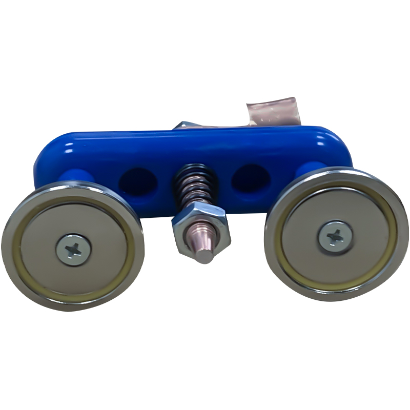 高松takama 双头强磁紫铜搭铁 地线磁铁电焊多功能接地磁铁焊工吸铁石电焊夹工具 604102高清大图